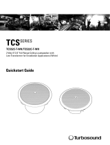 Turbosound TCS52C-T-WH クイックスタートガイド