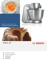 Bosch MUM59340GB Food Mixer ユーザーマニュアル