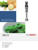 Bosch MSM88160GB HAND BLENDER ユーザーマニュアル