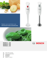 Bosch MSM2410BGB ユーザーマニュアル