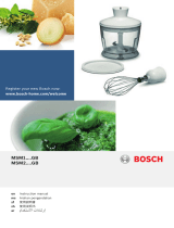 Bosch MSM1....GB ユーザーマニュアル