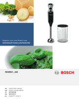 Bosch MSM67160GB/01 ユーザーマニュアル