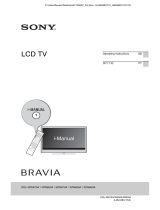 Sony Bravia KDL-32W650A Operating Instructions Manual
