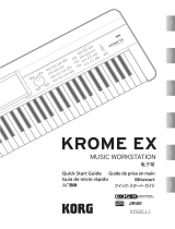 Korg KROME EX クイックスタートガイド