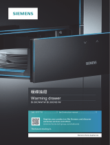 Siemens Warming drawer 取扱説明書