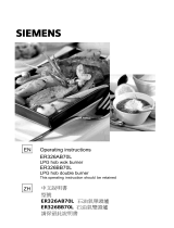 Siemens ER326BB70L/80 ユーザーマニュアル