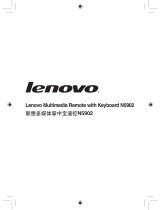 Lenovo Multimedia Remote with Keyboard N5902 ユーザーマニュアル