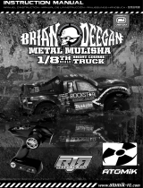VENOM Brian Deegan Metal Mulisha 1/8th Scale Ford Raptor Short Course Truck 取扱説明書