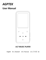 AGPtek A17 Music Player ユーザーマニュアル