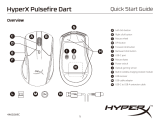 HyperX Pulsefire Dart (HX-MC006B) ユーザーマニュアル