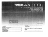 Yamaha AX-900 取扱説明書