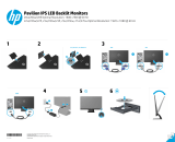 HP Pavilion 25bw 25-inch Diagonal IPS LED Backlit Monitor ユーザーマニュアル