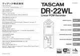Tascam DR-22WL ユーザーマニュアル