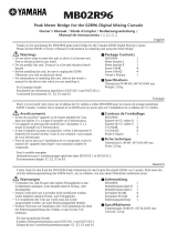 Yamaha MB02R 取扱説明書