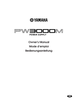 Yamaha PW3000M 取扱説明書