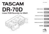 Tascam DR-70D 4-Channel Portable Recorder 取扱説明書