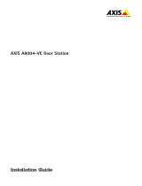 Axis A8004-VE ユーザーマニュアル