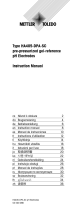 Mettler Toledo pH electrode HA405-DPA-SC 取扱説明書