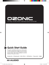M-Audio Ozonic クイックスタートガイド
