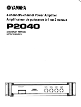 Yamaha P2040 取扱説明書