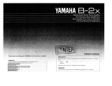 Yamaha B-2x 取扱説明書