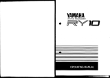 Yamaha RY10 取扱説明書
