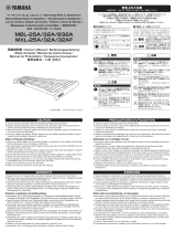Yamaha MBL-25A 取扱説明書
