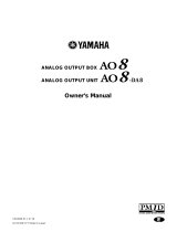 Yamaha AO8 取扱説明書
