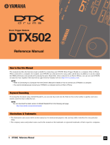 Yamaha DTX502 ユーザーマニュアル