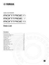 Yamaha MONTAGE6 データシート
