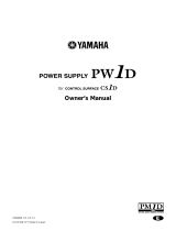 Yamaha PW1D 取扱説明書