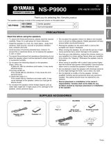 Yamaha NS-P9900 取扱説明書
