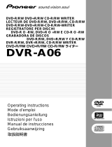 Pioneer DVR DVR-A06 ユーザーマニュアル