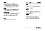 Sony HDR-MV1 取扱説明書