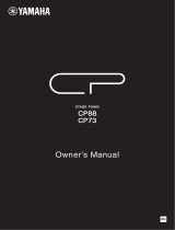 Yamaha CP73 取扱説明書