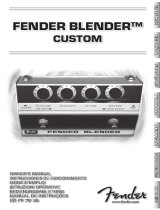 Fender Fender Blender Custom (2005-2012) 取扱説明書