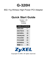 ZyXEL G-320H クイックスタートガイド