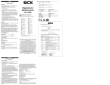 SICK MZT6 EX 3G/3D Magnetic cylinder sensor for T-slot 取扱説明書