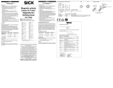 SICK Magnetic cylinder sensor for T-slot MZT8 取扱説明書