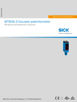 SICK WTB4S-3 focused potentiometer 取扱説明書