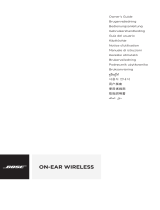 Bose on-ear wireless headphones 取扱説明書
