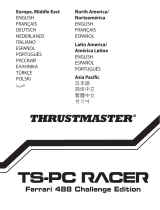 Thrustmaster TS-PC Racer Ferrari 488 Challlenge Edition -Volant Racing Retour de Force ユーザーマニュアル