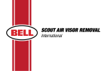 Bell Scout Air Visor Removal ユーザーマニュアル