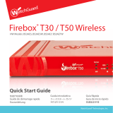 Watchguard Firebox T30/T30-W & T50/T50-W クイックスタートガイド