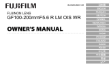 Fujifilm GF100-200mmF5.6 R LM OIS WR 取扱説明書