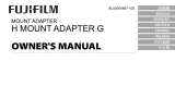 Fujifilm H MOUNT ADAPTER G 取扱説明書