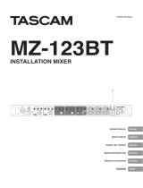 Tascam MZ-123BT ユーザーマニュアル