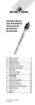 Mettler Toledo pH electrode 405-DPAS-SC 取扱説明書