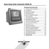 Mettler Toledo Transmitter M400 PA 取扱説明書