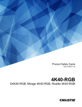 Christie D4K40-RGB ユーザーマニュアル